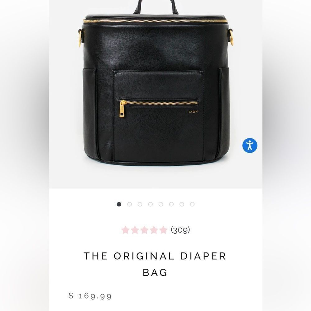 Fawn design diaper bag